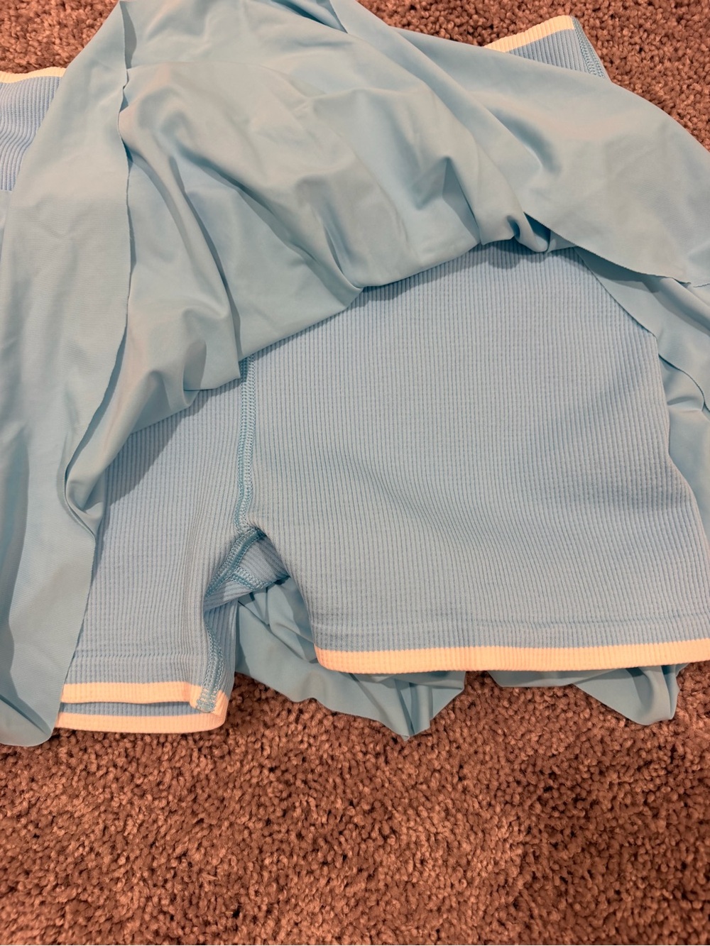 Women’s All in Motion Athletic Light Blue Skort Size Small - EUC - Picture 4 of 7